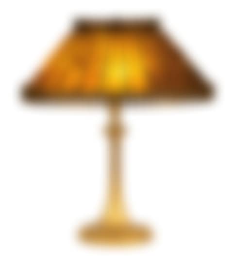 Unusual Tiffany Studios, New York Linen Fold Table Lamp (preview)