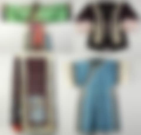 Chinese Silk Skirt, Two Jackets & A Robe; Chinese Lightweight Summer Robe (preview)