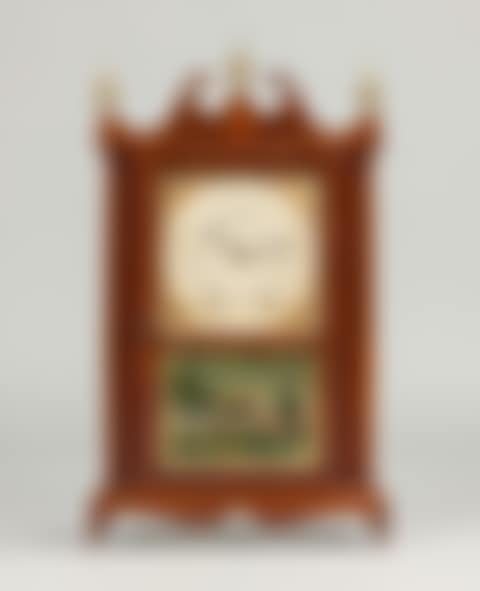 Miniature pillar & scroll clock (preview)