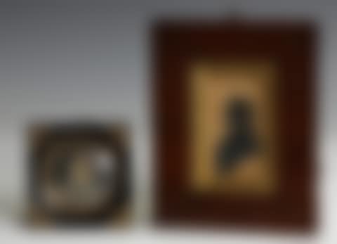 Silhouette together with wax & fabric miniature (preview)