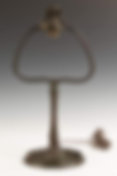 Bronze Harp Shaped Table Lamp Base (preview)