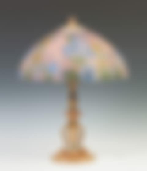 Reverse Painted Floral Lamp (preview)