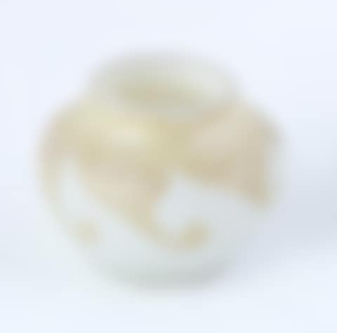 Steuben Aurene Decorated Alabaster Cabinet Vase (preview)