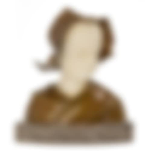 An alabaster and bronze bust of a young woman (preview)