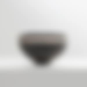Brown glazed bowl decorated with lines (preview)
