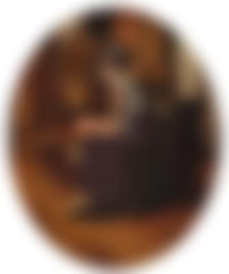 Young lady contemplating a painting (preview)