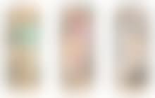 Three watercolors of Isadora Duncan. (preview)