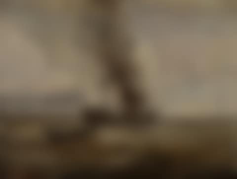 Seascape with Burning Boat (preview)