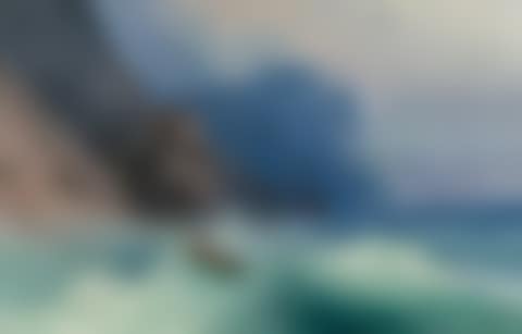 Shipwreck on a rocky coast (preview)