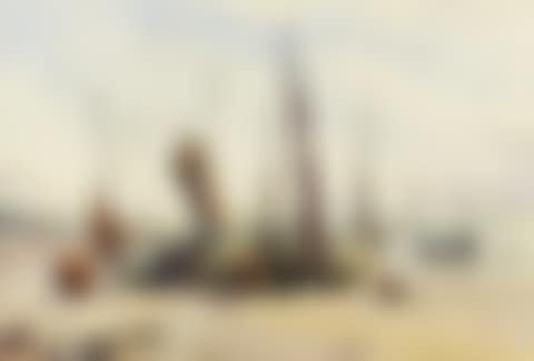 Fishing boats on a beach (preview)