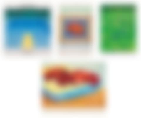 A collection of 21 exhibition posters; David Hockney piscines de papier; Day Pool with Three Blues; The artist"s eye; David Hockney New Drawings , Salts Mill, Saltaire, Yorkshire (preview)