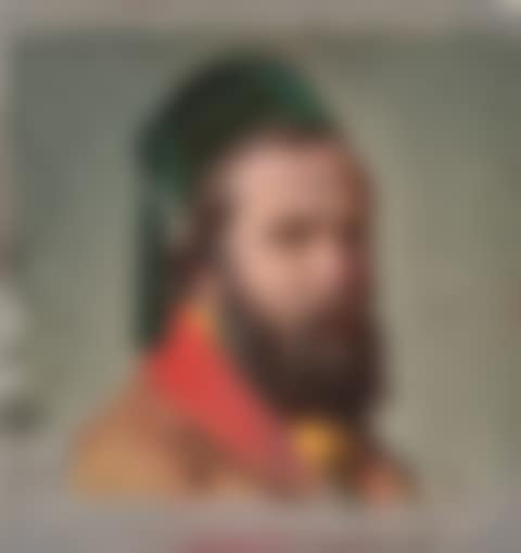 Portrait d"homme barbu au bonnet (preview)