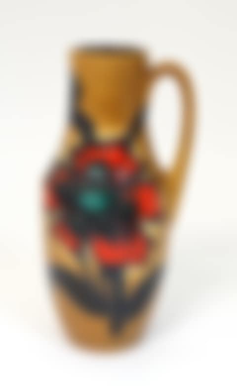 Poppy glaze fat lava jug (preview)