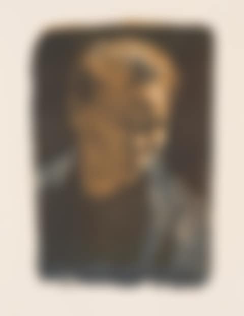 Brustbild einer Arbeiterfrau mit blauem Tuch (preview)