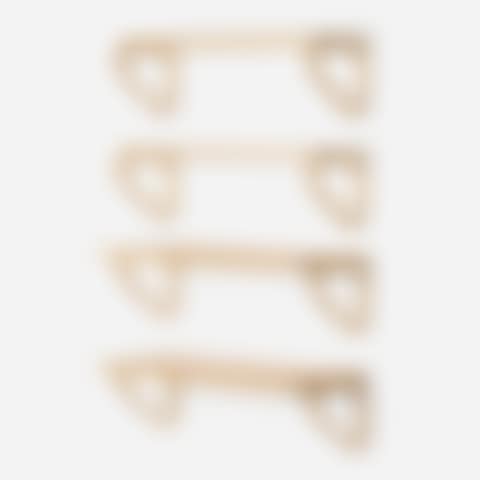 Wall-mounted shelves model 112B, set of four (preview)