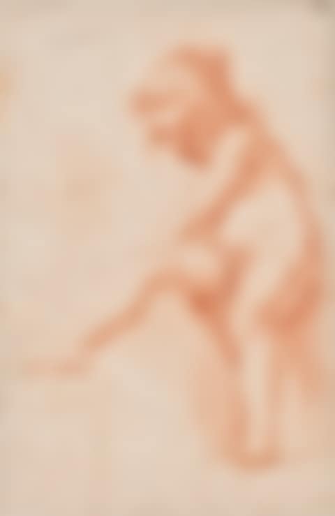 Étude d"une jeune fille nue assise (preview)