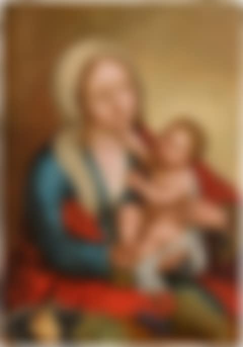 The Virgin and Child with a still life on a ledge (preview)