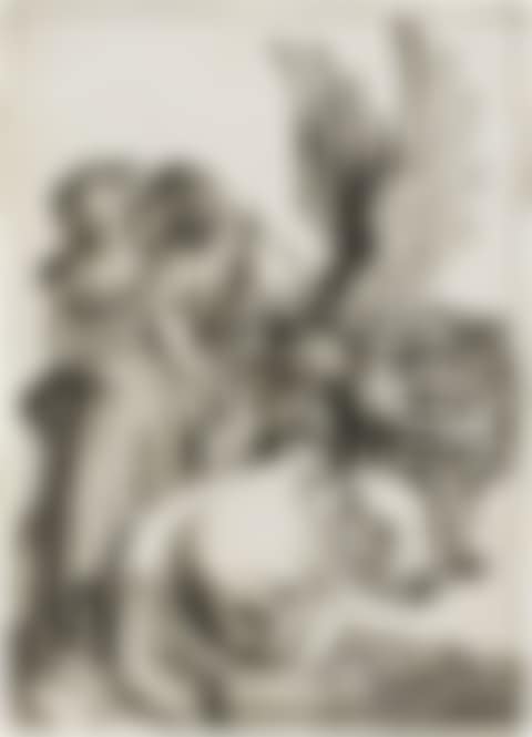 Coat of Arms with a Skull (Bartsch 101; Meder, Hollstein 98; Schoch, Mende, Scherbaum 37) (preview)