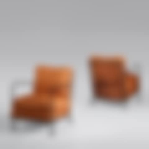 Pair of "Croisillon" Armchairs (preview)
