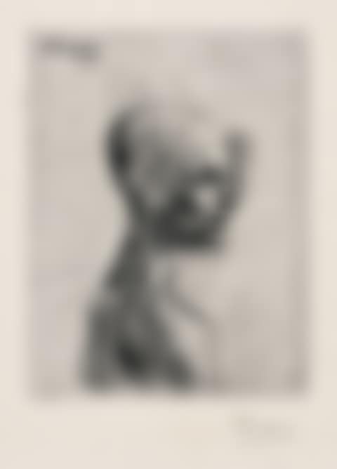 Buste d"homme (Bust of a Man), plate 4 from La Suite des Saltimbanques (Bl. 4, Ba. 5) (preview)