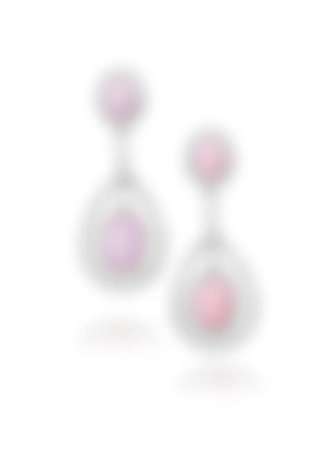 A Pair of Conch Pearl and Diamond Earrings (preview)