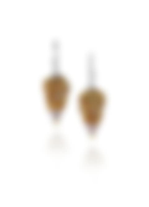 A Pair of Coloured Diamond and Diamond Earrings (preview)