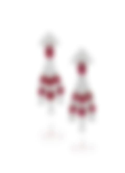A Pair of Ruby and Diamond Earrings (preview)