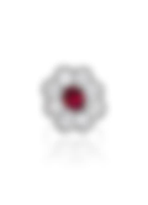 A Ruby, Colourless Sapphire and Diamond Ring (preview)