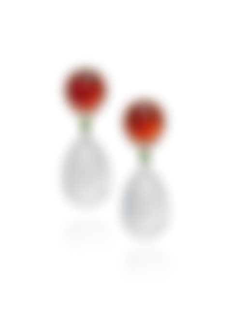 A Pair of Gem-set and Diamond Earrings (preview)