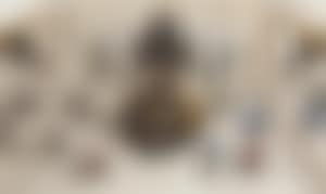 Viewers Looking at a Ready-made with Skull and Mirrors (preview)