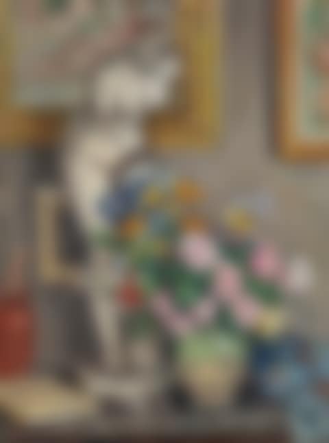Nature morte et statue (preview)