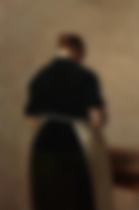 Study of standing woman, seen from behind (Studie af stående kvinde, set bagfra) (preview)