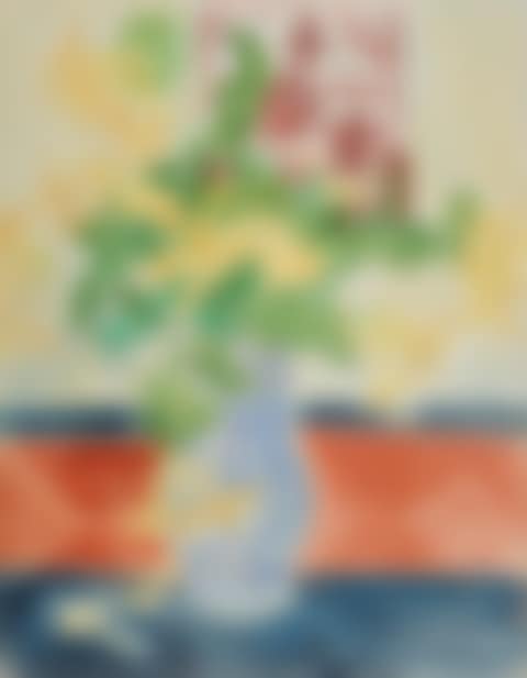 Blumenstillleben mit Interieur (preview)