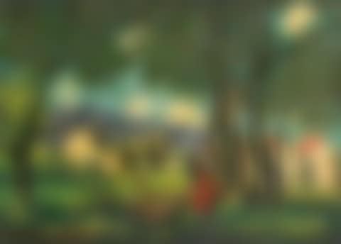 Shepherdess on the outskirts of the village (preview)