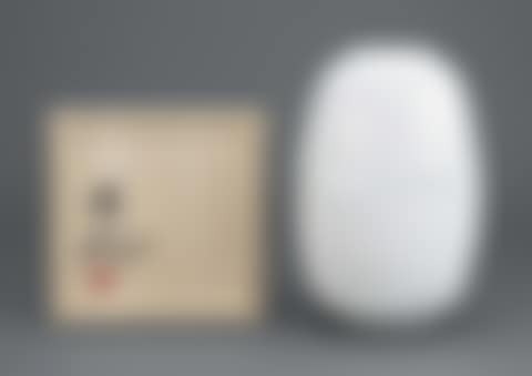 White porcelain faceted jar (preview)