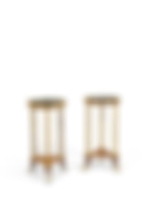 Pair of Louis XVI style tripod guéridons (preview)