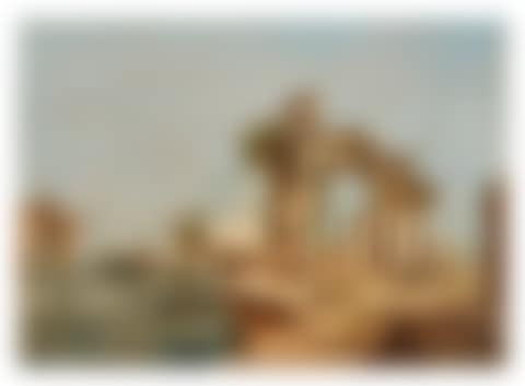 Capriccio with Figures by a Lagoon, a Ruined Arch, and a Temple Beyond (preview)