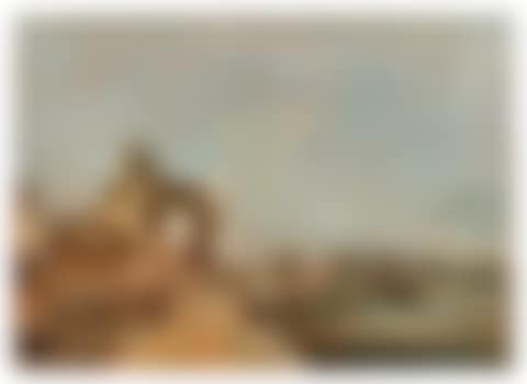 Capriccio of a Lagoon with Figures and a Ruined Arch Beyond (preview)