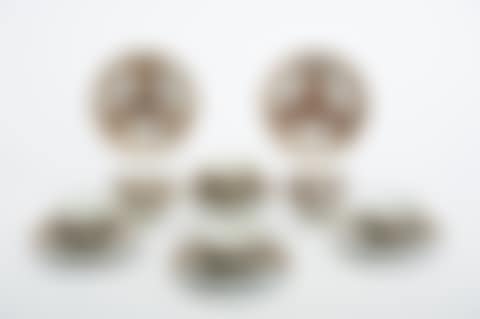 Set of six bowls and saucers (preview)