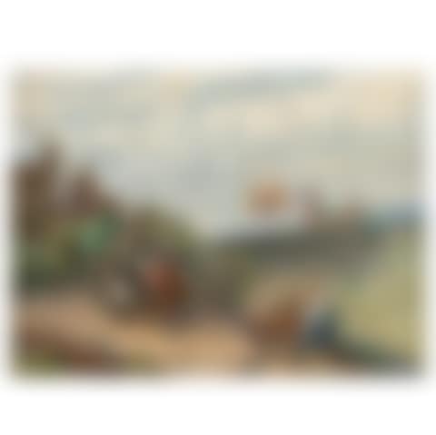 Untitled (A view of the Taj with herdmen and camels in the foreground) (preview)
