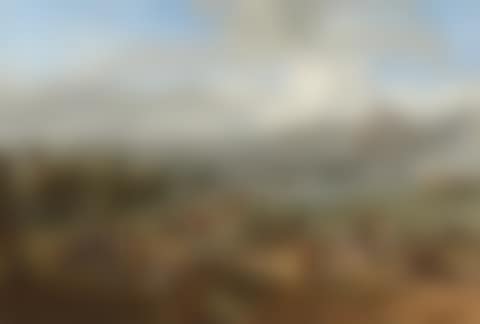 A panoramic landscape with falconry (preview)