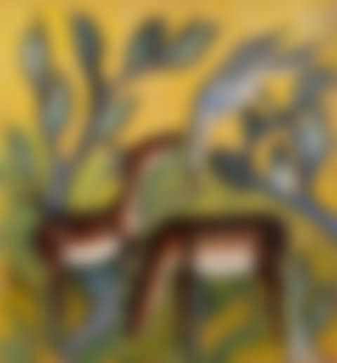 Gazelles et oiseaux (preview)