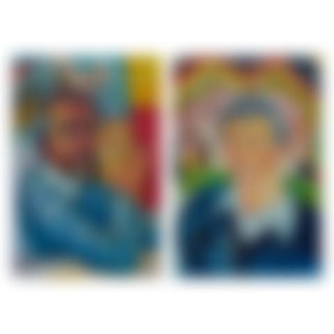PORTRAIT OF JOHN BELLANY & PORTRAIT OF SANDY MOFFAT - 1986 (preview)