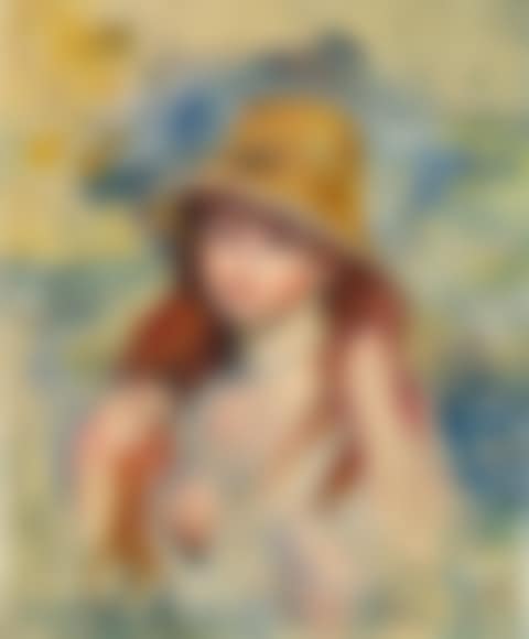Jeune Fille au chapeau de paille (preview)