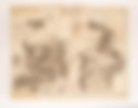 Large Manuscript Map Silesian Wars Mid-18th C. (preview)