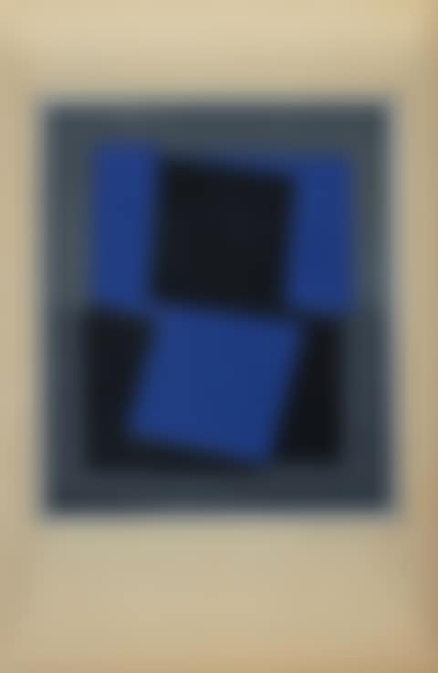 Blue and black composition (preview)