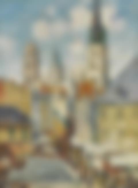 La rue de l'Epicerie à Rouen, jour de marché (preview)