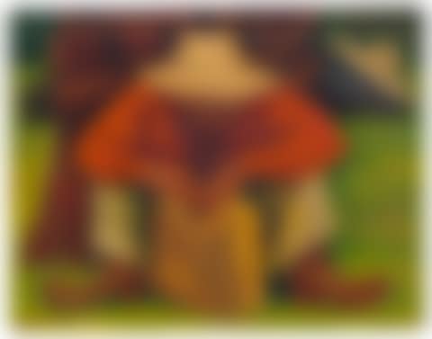 Descansando (Hombre sentado junto a un tronco) (preview)