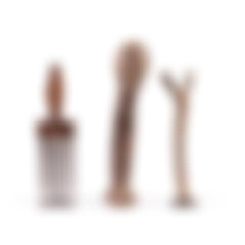 Pilon, peigne et mini-échelle, Côte d'Ivoire / Mali | Pestle, comb and mini-ladder, Côte d'Ivoire / Mali (preview)
