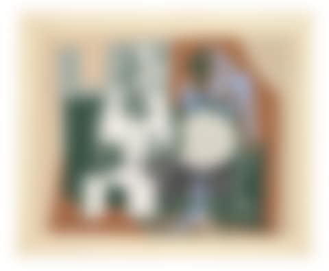 Pierrot et Arlequin à la terrasse de café (preview)